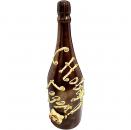 Бутылка Шампанского Большая из бельгийского шоколада на новый год