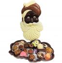 Шкатулка Дед Мороз с конфетами - бельгийский шоколад ручной работы