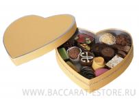 ORANGE HEART Набор шоколадных конфет ручной работы из бельгийского шоколада Baccarat