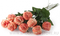 Розы из бельгийского шоколада ручной работы Baccarat